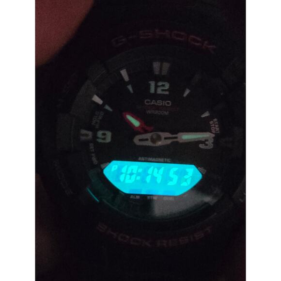Casio G-Shock G-100 Watch Sport Matte Black Resin 200M WR Tactical Military Work main image 3